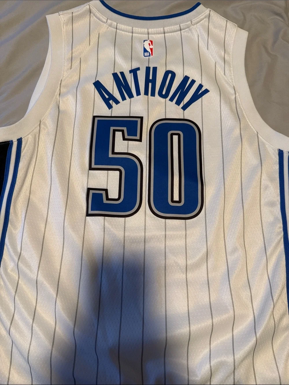 Nike White & Blue Orlando Magic #50 Jersey